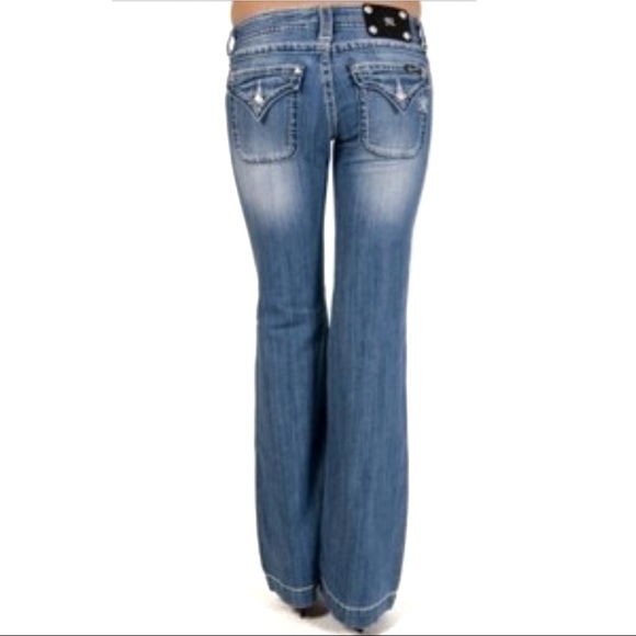 Miss Me Denim - Miss Me Wide Leg Jeans Size 27